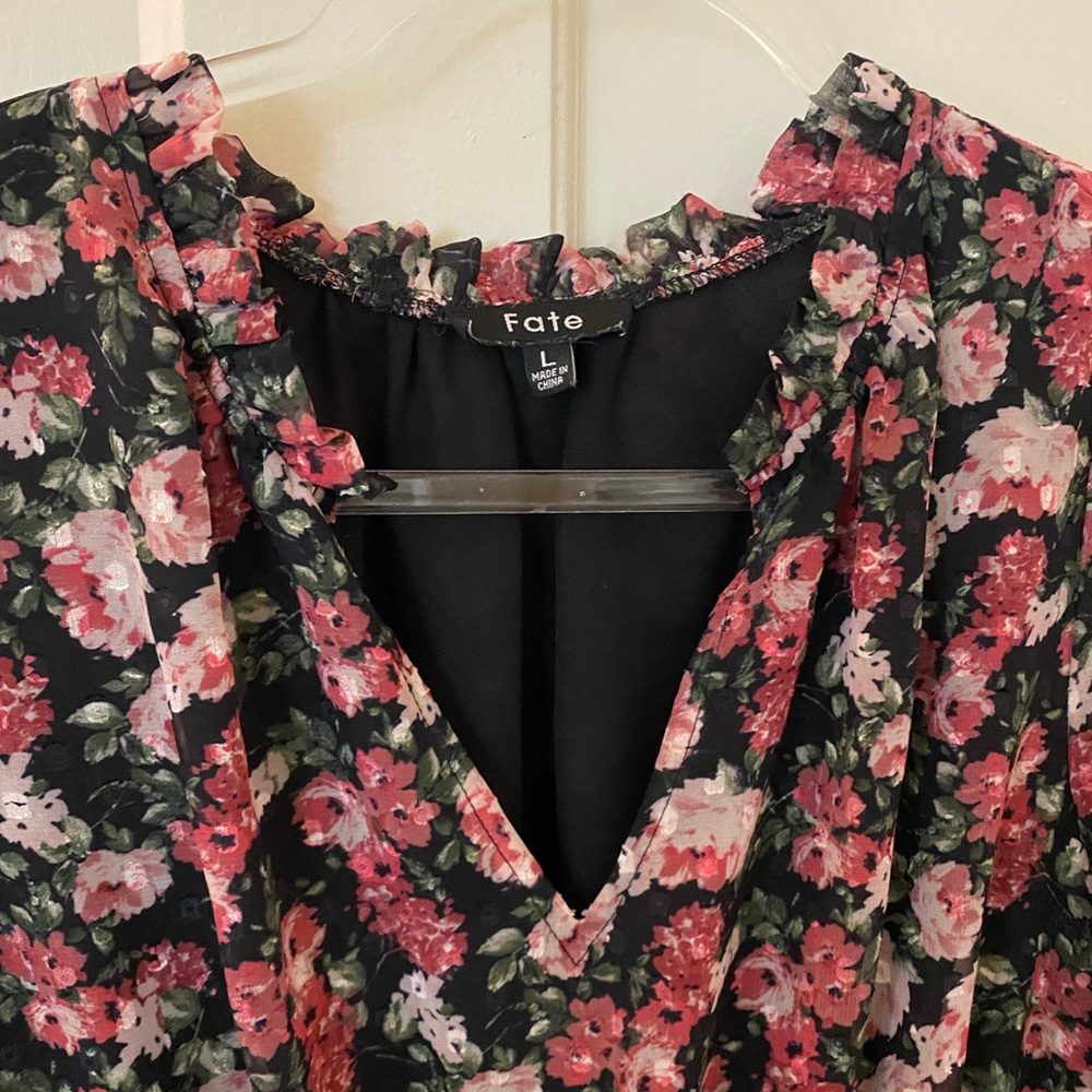 Floral Mini Dress - Picture 2 of 3